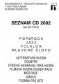 Seznam CD 2001 - POP a ROCK, JAZZ