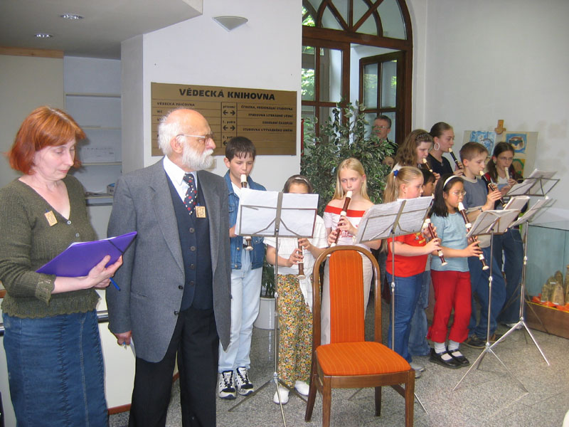 O hudební vložku se opět postarall žáci ZŠ a ZUŠ Husova