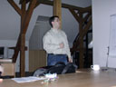 Marek Semančík přednášel 16.3.2005 o práci s tabulkami v Open Office