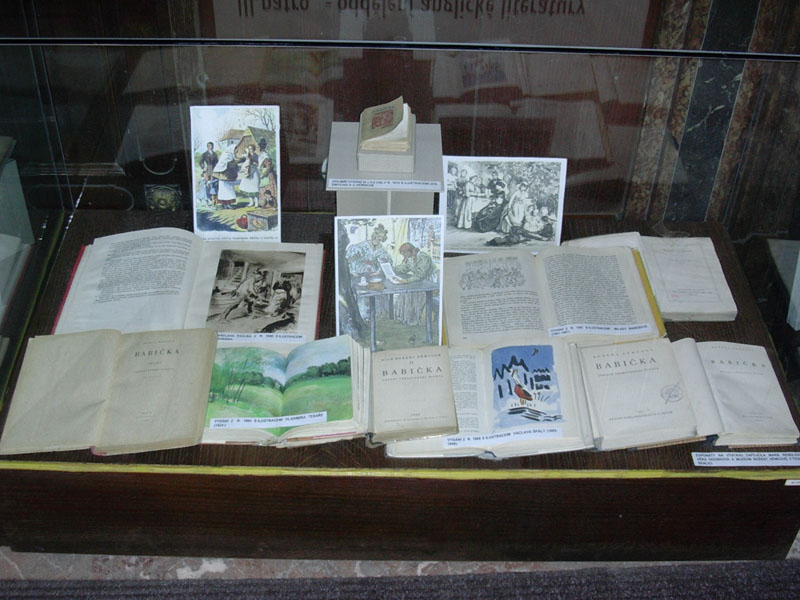 Výstavu zpestřily ilustrace Adolfa Kašpara