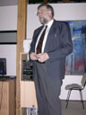 Zdeněk Tarant, lektor RRA ÚK, hovořil 4.4.2007 o zpracování a podání žádosti, pokud chce knihovna získat dotaci z EU