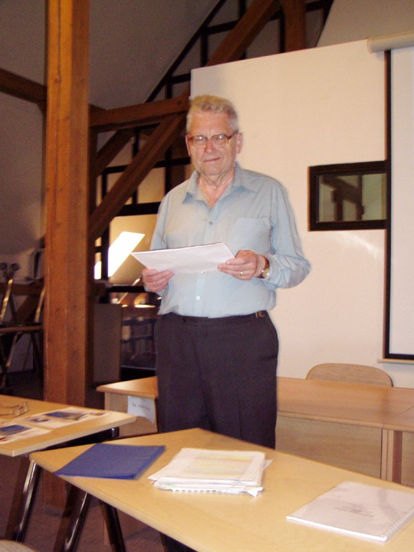 Dr Zdeněk Rusín hovořil 13.5. na téma Který z evropských jazyků má šanci být společným jazykem Evropanů?