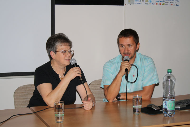 I. Opravilová besedovala s hostem MFF Voda-moře-oceány