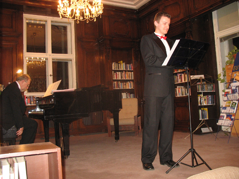 Pěvecký recitál tenoristy Jaroslava Myšáka