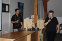 Záběr z besedy s Janem Svatošem o Keni konané 11. března
