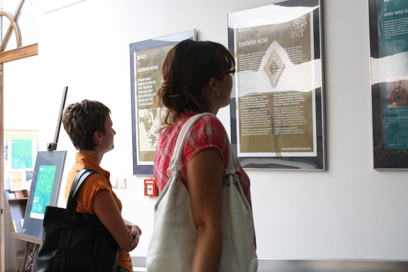 Zájmu veřejnosti se těšila i výstava Darwin Now ve Velké hradební