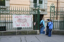 Plakát lákal na  zábavné odpoledne pro malé i velké, které se konalo 21.5. pod názvem S Pimprletem do pravěku