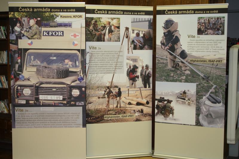 3.3.-4.4. Česká armáda doma i ve světě - výstava fotografií ve spolupráci s Ministerstvem obrany