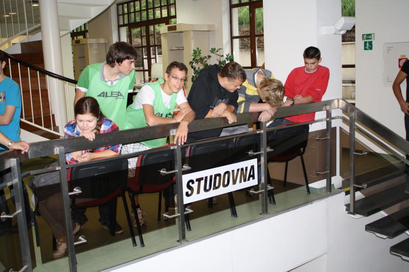 studenti Střední průmyslové školy v Resslově ulici